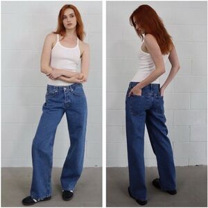 Etica Ethically Made Stanton Wide Leg Relaxed Fit Button Fly Fistral Jeans 👖